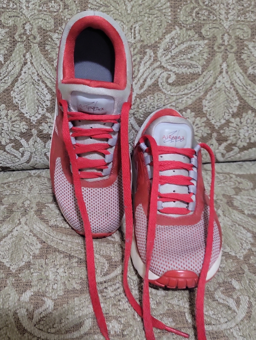 Girl's Nike Red AirMax Athletic Sneakers